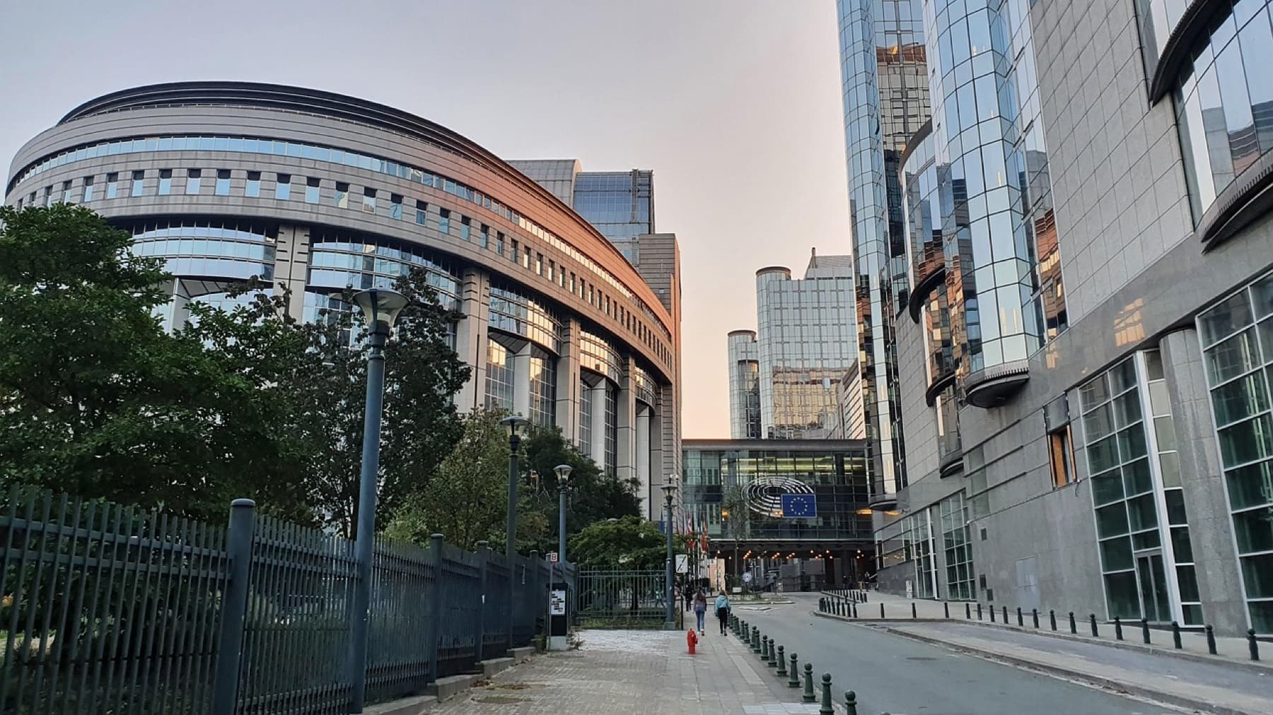 European Parliament buildings in Brussels